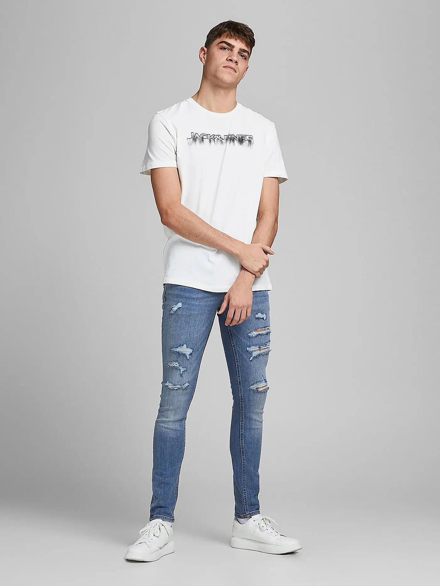 JACK & JONES | Jeans Skinny Fit "JJILIAM" | blau